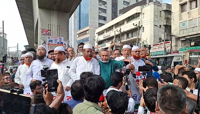 জামায়াত নেতা তাহেরের হুঁশিয়ারি   নো হাংকি পাংকি’ গণভোট লাগবেই, সোজা আঙুলে ঘি না উঠলে আঙুল বাঁকা হবে