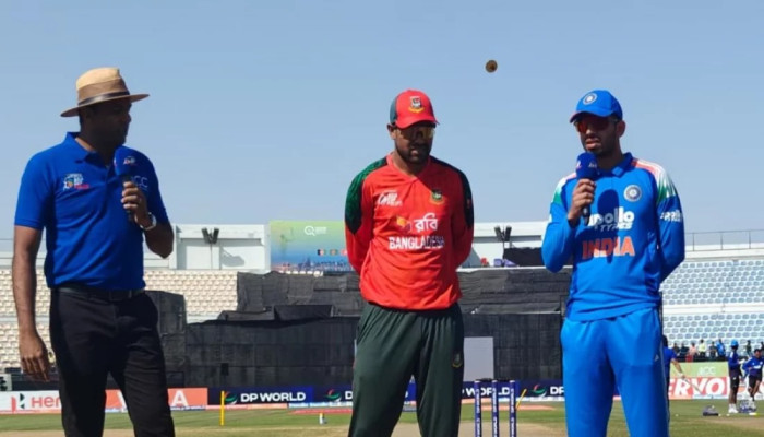 ফাইনালে উঠার লড়াইয়ে ভারতের বিপক্ষে ব্যাটিংয়ে বাংলাদেশ