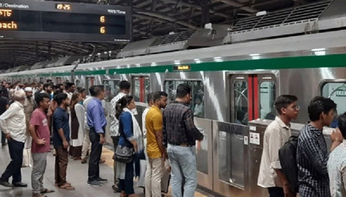 শুক্রবার থেকে মেট্রোরেলের যাত্রী সেবা বন্ধের ঘোষণা
