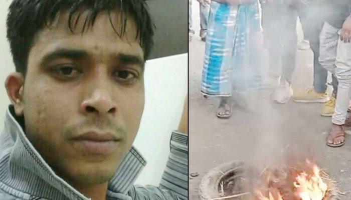 ঝাড়খণ্ডে বাংলাদেশি সন্দেহে শ্রমিক হত্যা, বিক্ষোভ মুর্শিদাবাদে