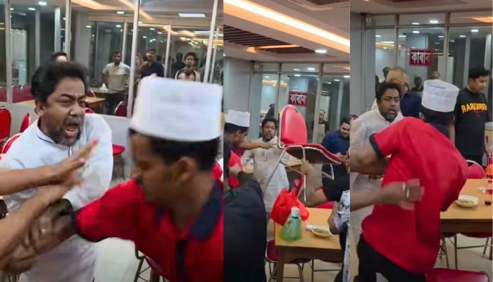 খেজুরের দাম’ নিয়ে তর্ক, গ্রাহককে চেয়ার ছুড়ে মারলেন স্টার কাবাবের কর্মী