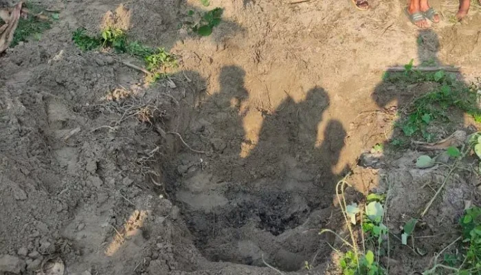 কুকুরের মাটি খোঁড়া দেখে সন্দেহ, বেরিয়ে এল নারী-শিশুর অর্ধগলিত মরদেহ
