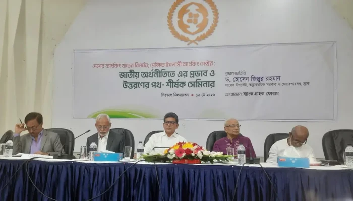 ব্যাংক খাতের সংকট না কাটলে অর্থনীতির ধস ঠেকানো যাবে না: হোসেন জিল্লুর