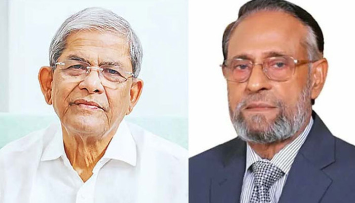 সরাসরি ভোটের মুখোমুখি  মির্জা ফখরুল ও আলি আহমেদ